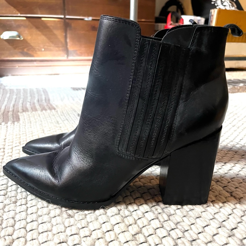 Nine West block heel boots